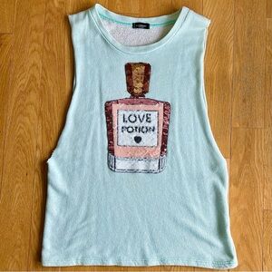 Necessary Clothing Mint Sequin 'Love Potion' Tank
